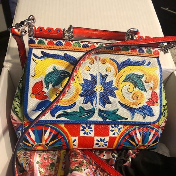 Dolce & Gabbana Sicily Small Printed Texturedleath - Picture 9 of 16